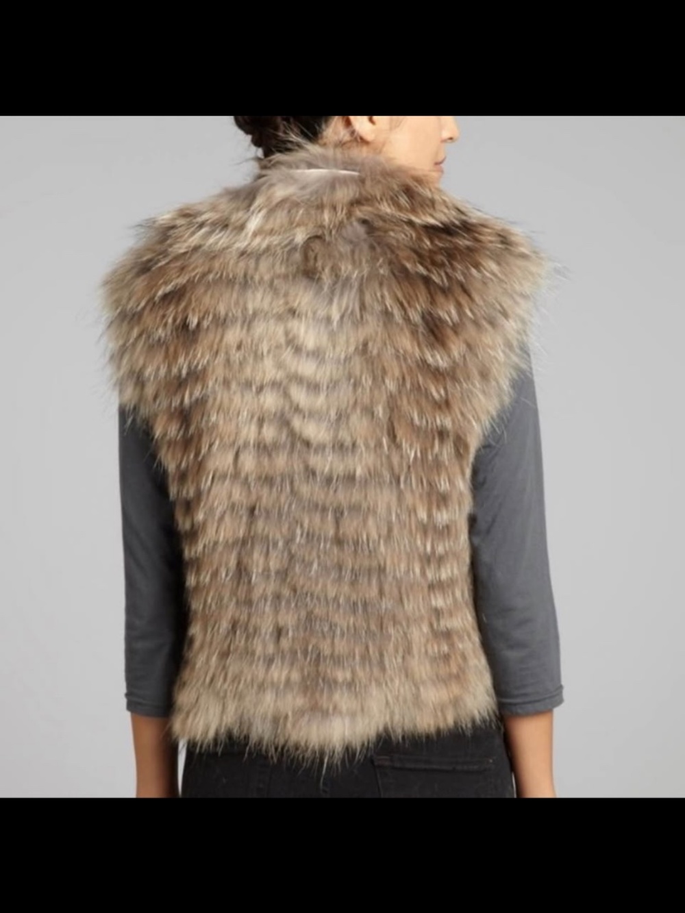 Adrienne Landau fur vest